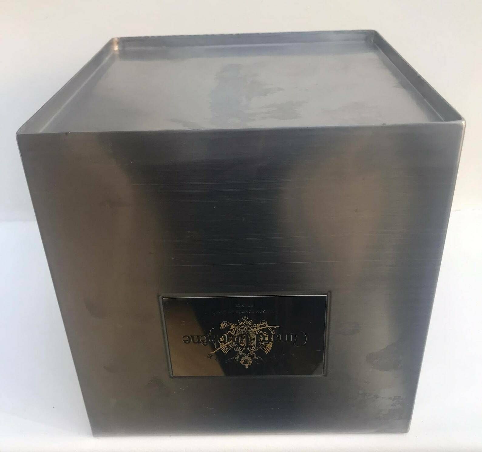 photo for sale Square Champagne Bucket 2 Bottles Vintage French Ice Bucket Wine Cooler Wine Chiller Canard Duchene Champagne Bar Cart Decor Gift Him