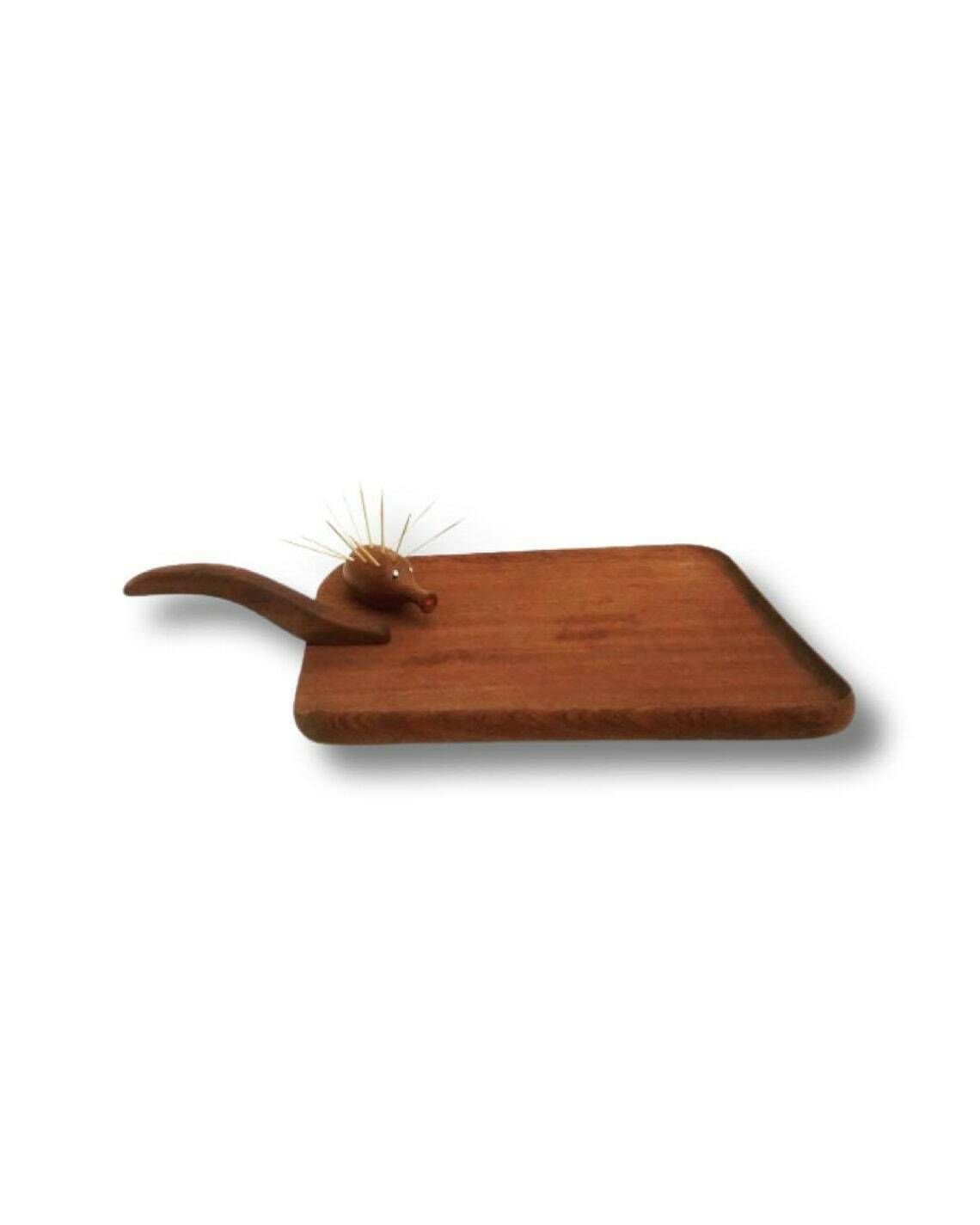 Snijplank Vintage, Houten Serveerplank Van Teak Door Bois Manu, Mid Century, Brood Kaas Hapjes Fotografie Prop