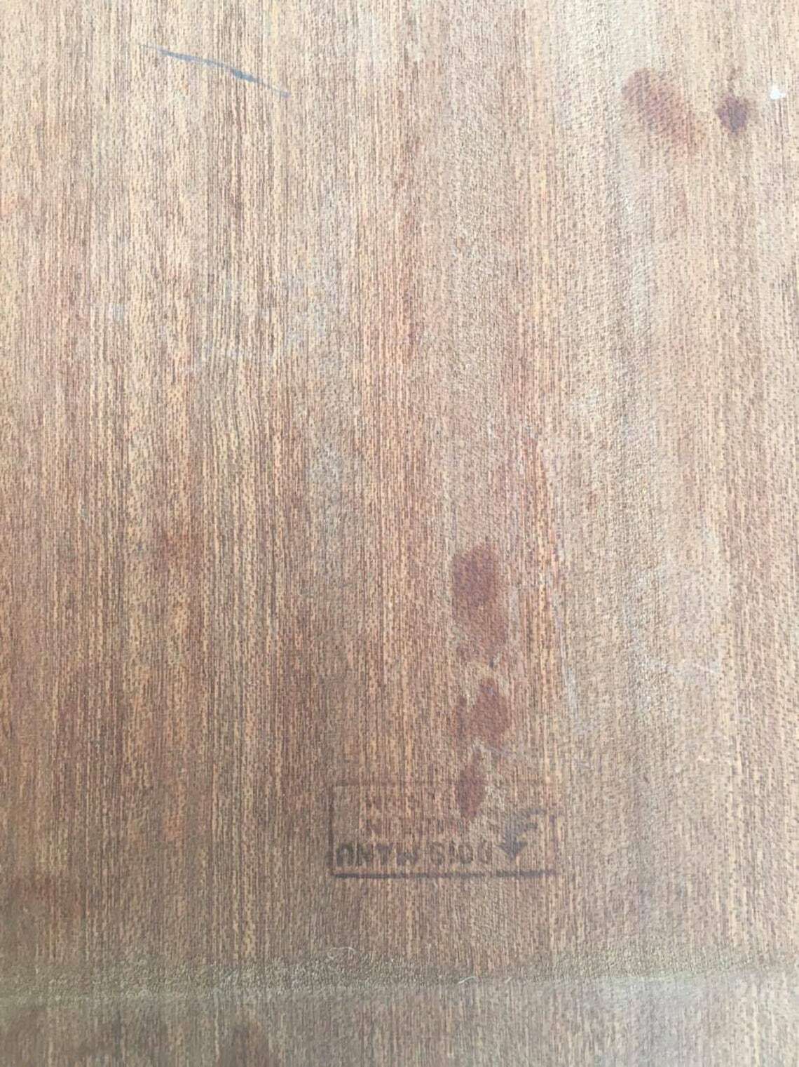 photo furniture Cutting Board Vintage, Wooden Serving Teak By Bois Manu, Thanksgiving Table, Mid Century, Bread Cheese Appetizer Food Photography Prop