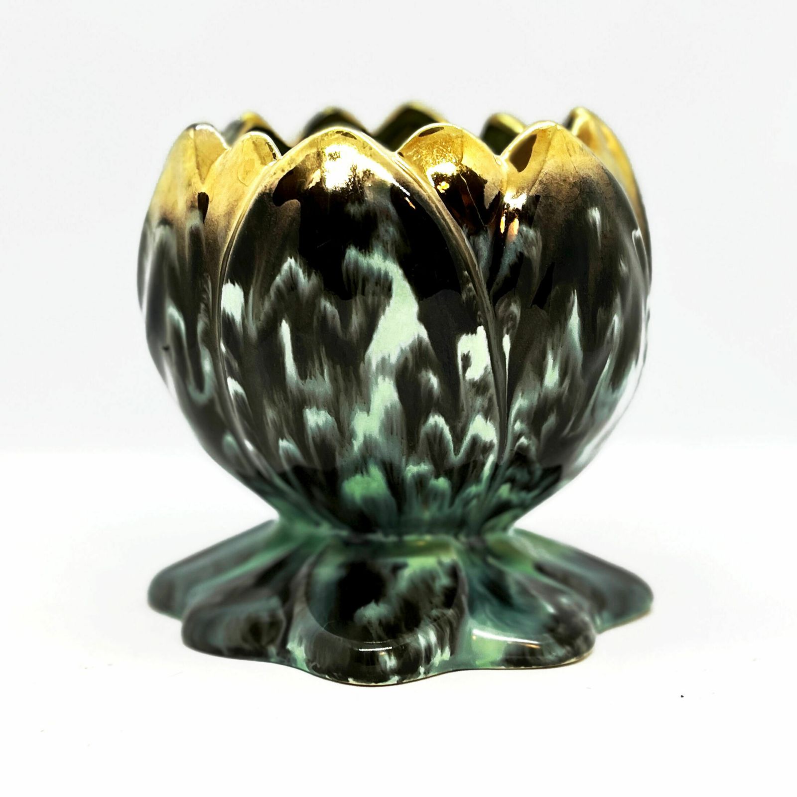 1970s Ceramic Pot, Planter Staffel Limburg, Germany photo vinterior