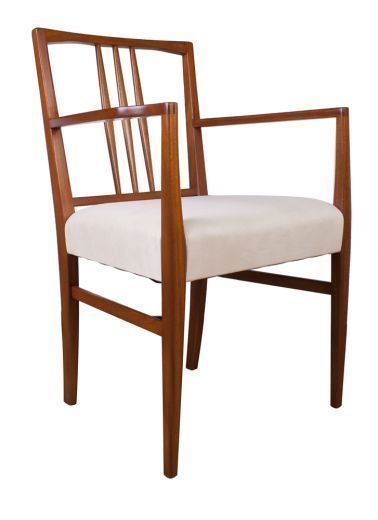 Gordon Russell Tulip Wood Dining Table And Six Chairs photo Furniture