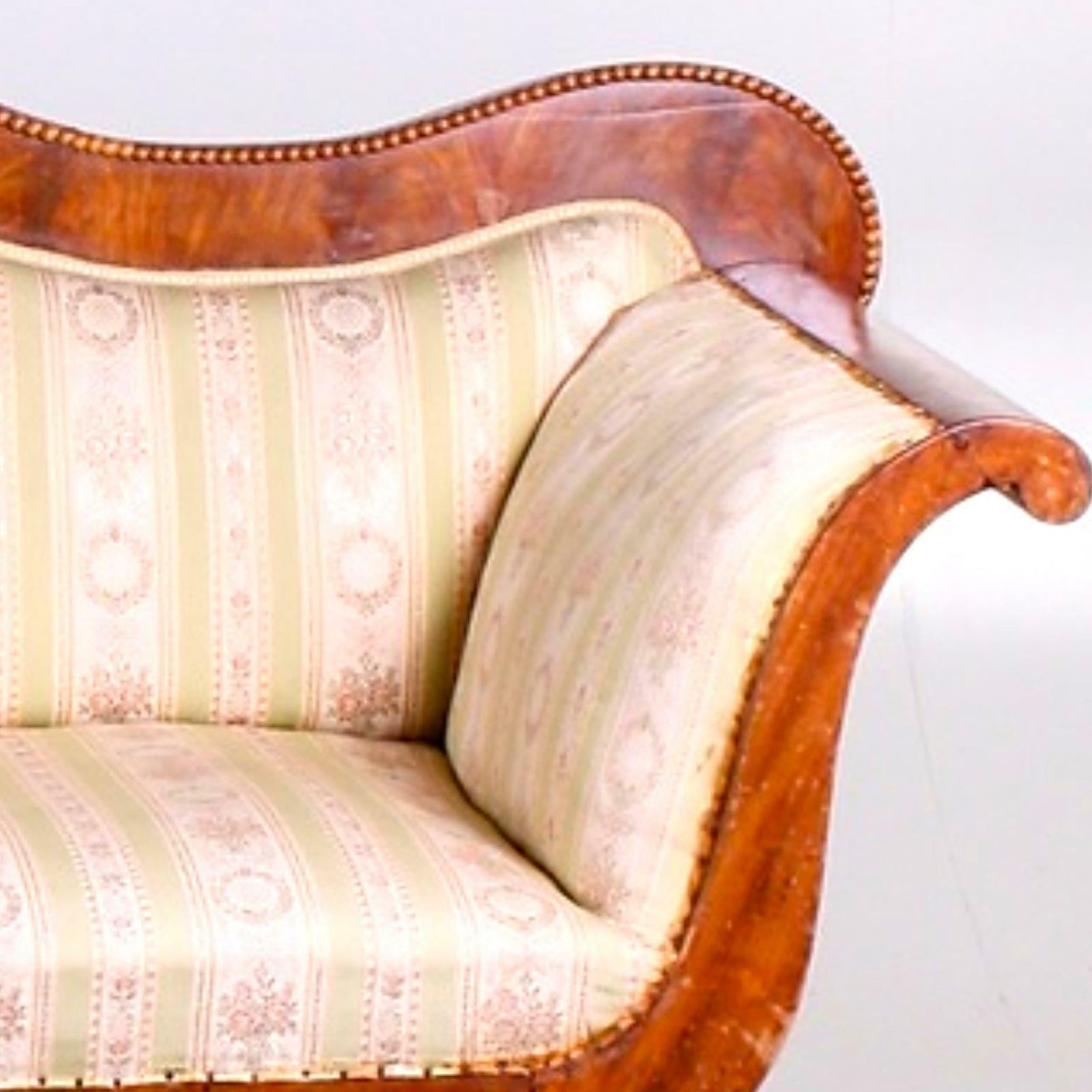 Biedermeier Sofa Couch Empire Settle Swedish 19th Century 3 4 Seat Loveseat photo Furniture