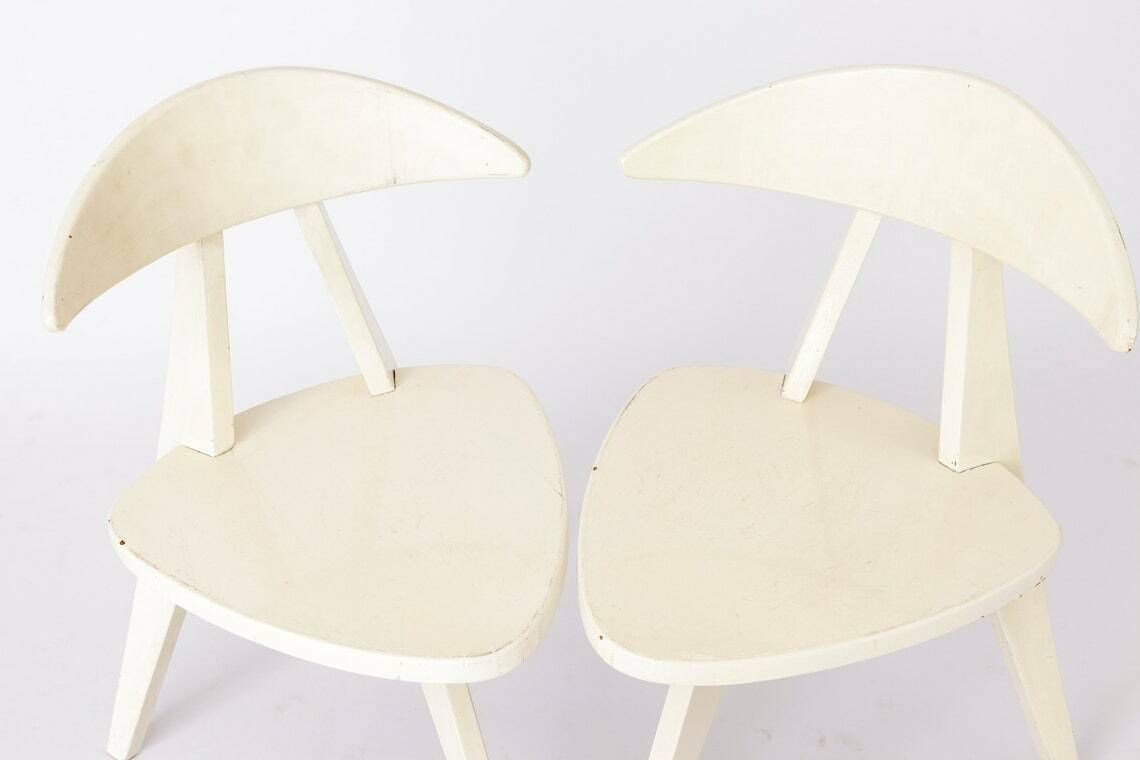Pair Of Walter Pope Chairs, Model 350 From 1950s Vintage Germany photo vintage
