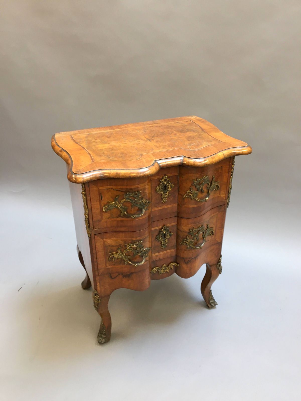 C19th Small Walnut Commode Chest Of Drawers photo buy