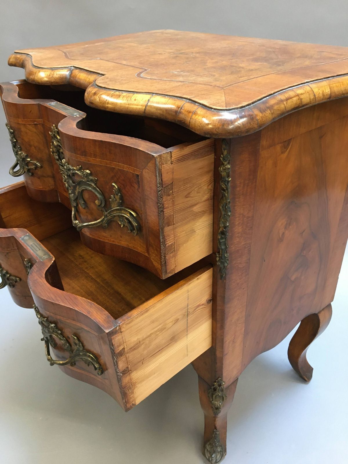 photo buy C19th Small Walnut Commode Chest Of Drawers