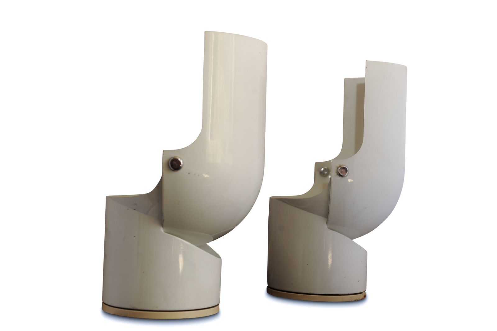 Pair Of Mid Century Modern Italian "Pileino" Electric Table Lamp Designed By Gae Aulenti For Artemide 1972 Made In Italy Ol photo furniture
