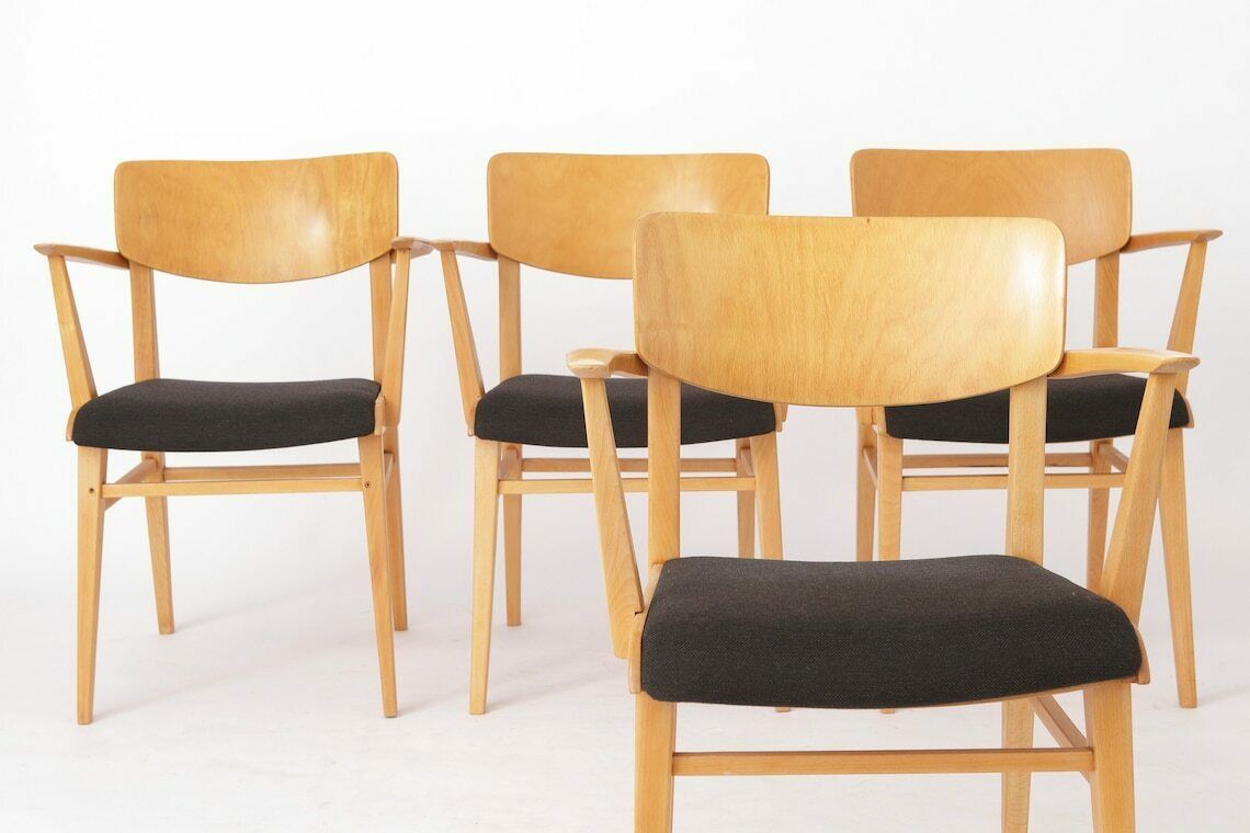4 Vintage Arm Chairs Casala 60s 70s Italy photo furniture