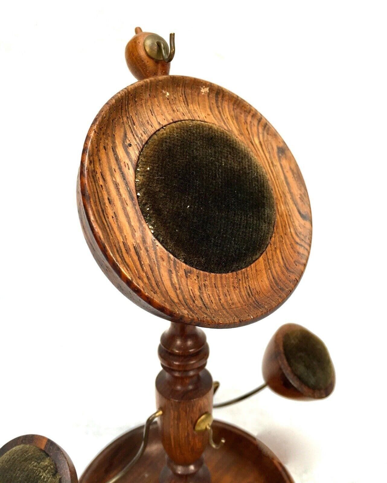 Antique Ladies Pocket Fob Watch Stand & Jewellery Holder / Hat Pins C.1900 photo furniture