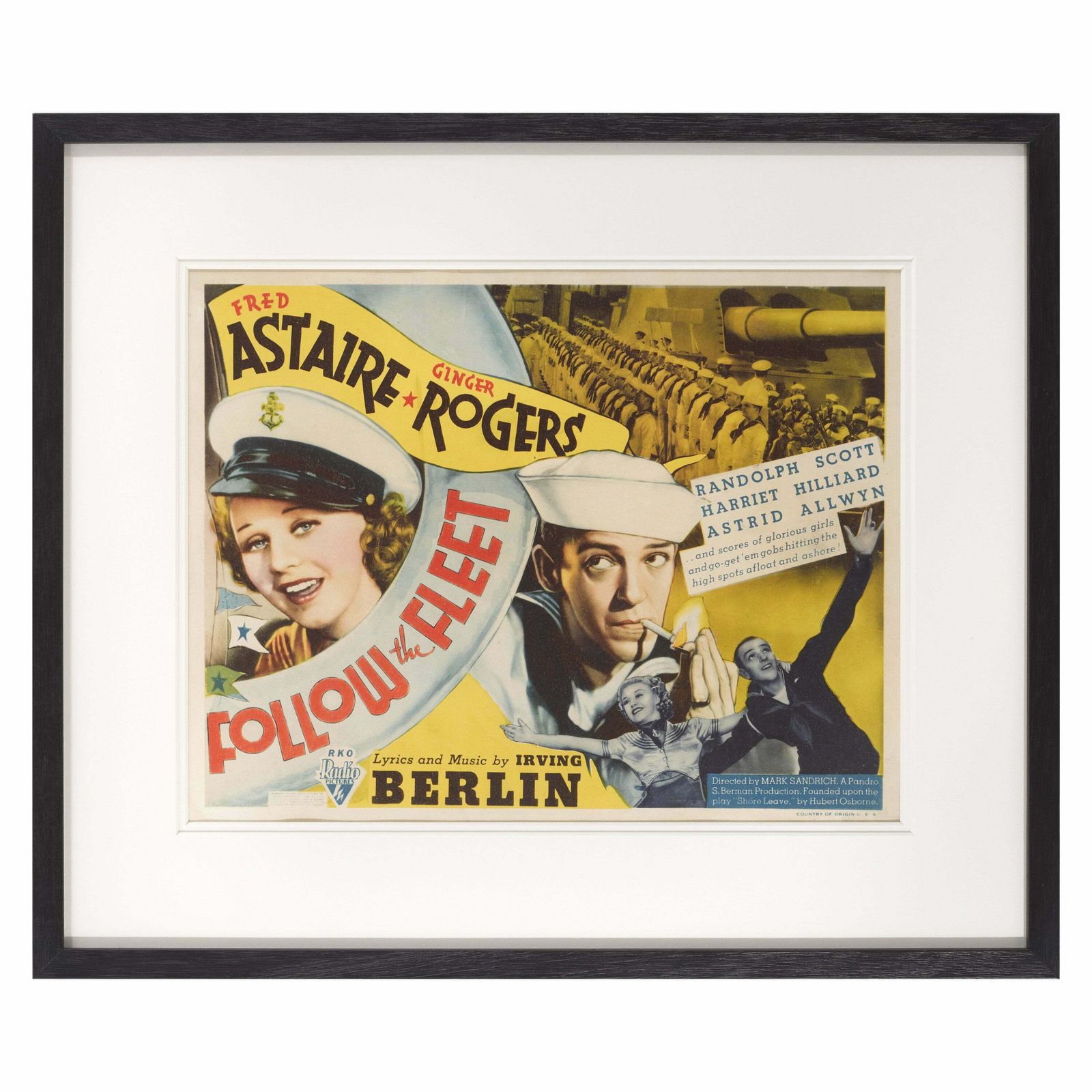 Follow The Fleet, 1930s, Vintage