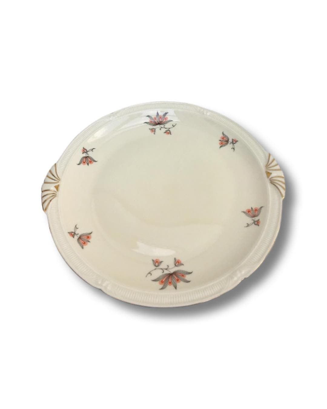 Antique Dish 1930 German Porcelain Dish Zeh Scherzer And Co In 1930, Serving Dish Flat Pastries Serving Plate Collector Antique German 1930s