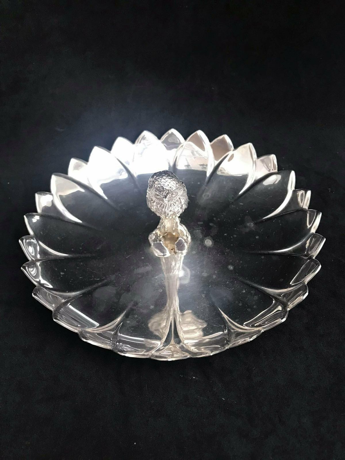 photo for sale Uil Ringenschaaltje Bonbonschaaltje Opvangschaal Vanity Decor Lege Zakken Tray Reed & Barton, Verzilverd Ringenschaaltje Notenschaaltje Cadeau Voor Haar