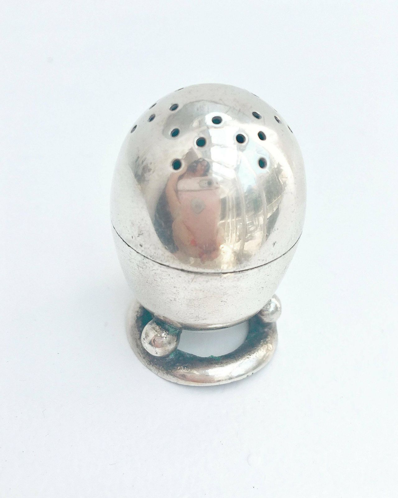 Victorian Salt Shaker William Hutton Of Sheffield, XIX Century Silver Plated, Antique Salt Table, English Silver Plated, Collectors photo furniture