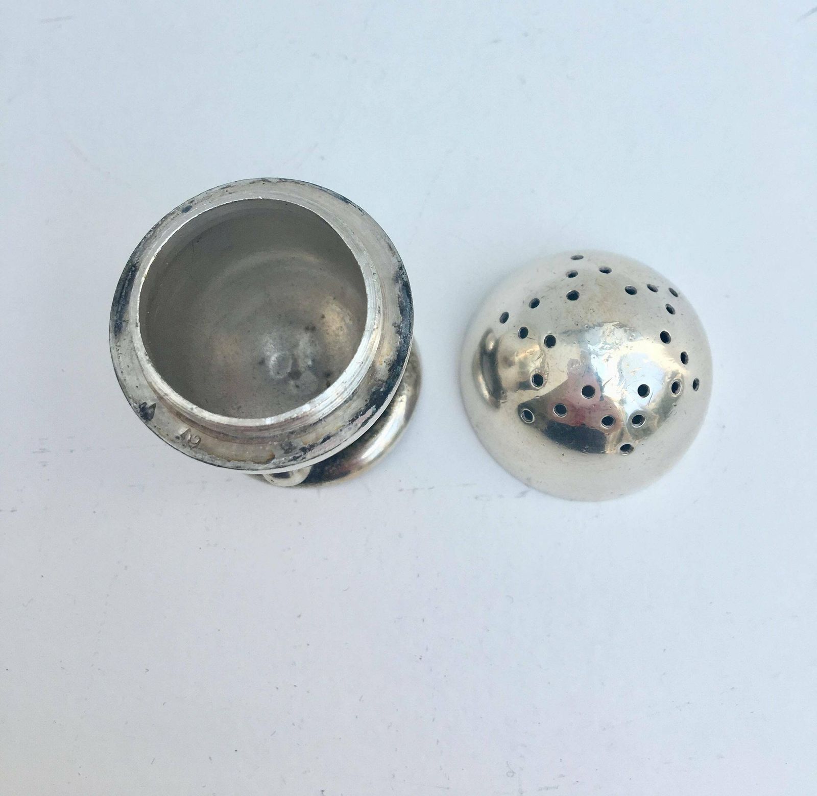 photo furniture Victorian Salt Shaker William Hutton Of Sheffield, XIX Century Silver Plated, Antique Salt Table, English Silver Plated, Collectors