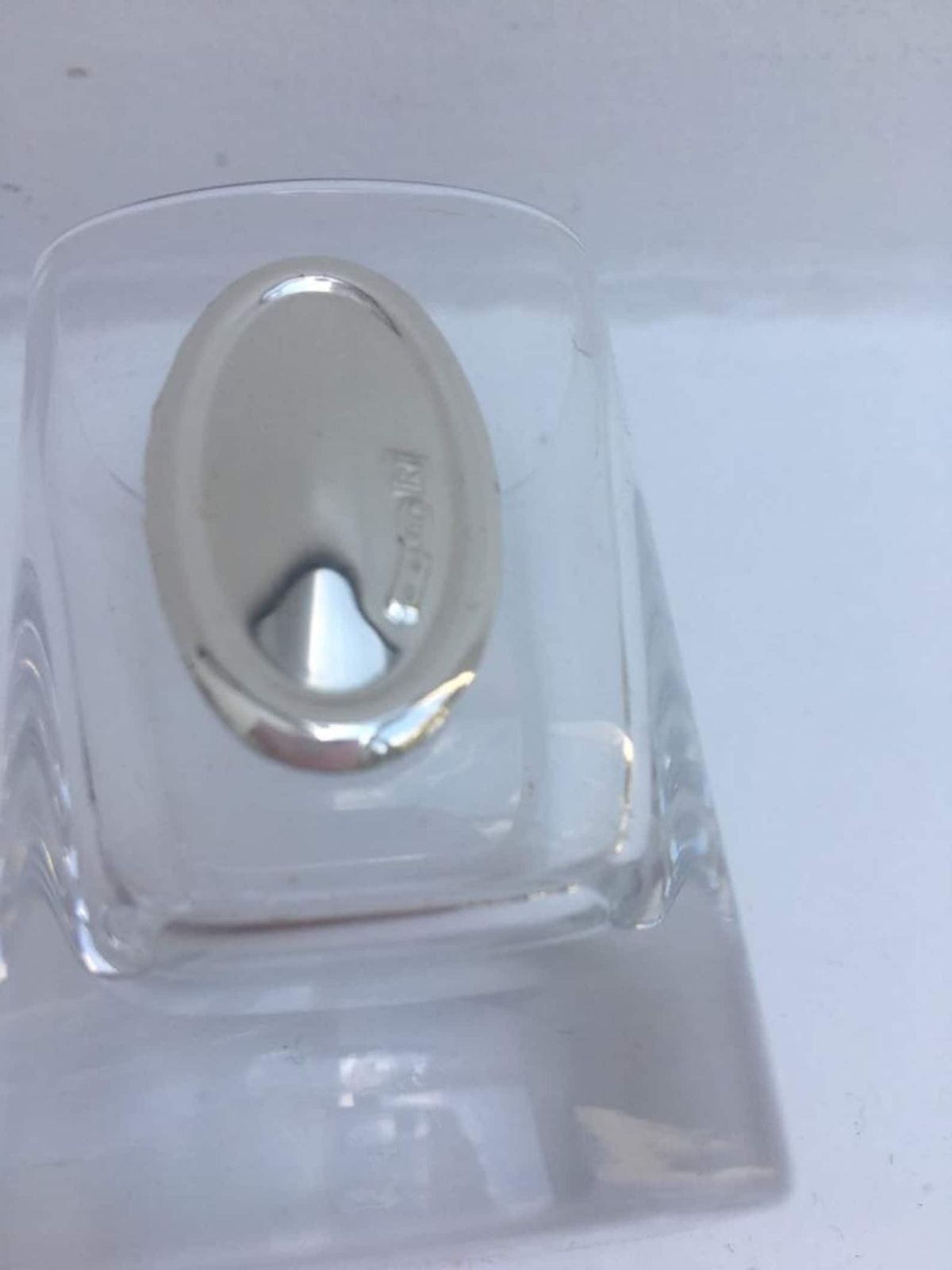 Shot Glasses With Silver Medallions , 5 Vodka Shots Glasses Square Glasses , Silver 925 Medallions Ready To Be Engraved Luxury Glassware photo buy