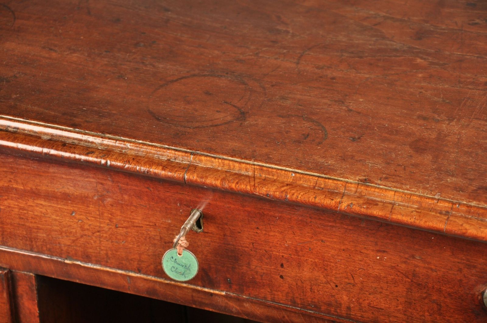 Small Mid 18th Century Mahogany Kneehole Desk photo furniture