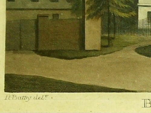 Engraving By Francis Jukes. Titled "Balls, Near Hertford" photo for sale