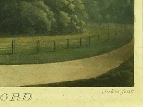 Engraving By Francis Jukes. Titled "Balls, Near Hertford" photo Art