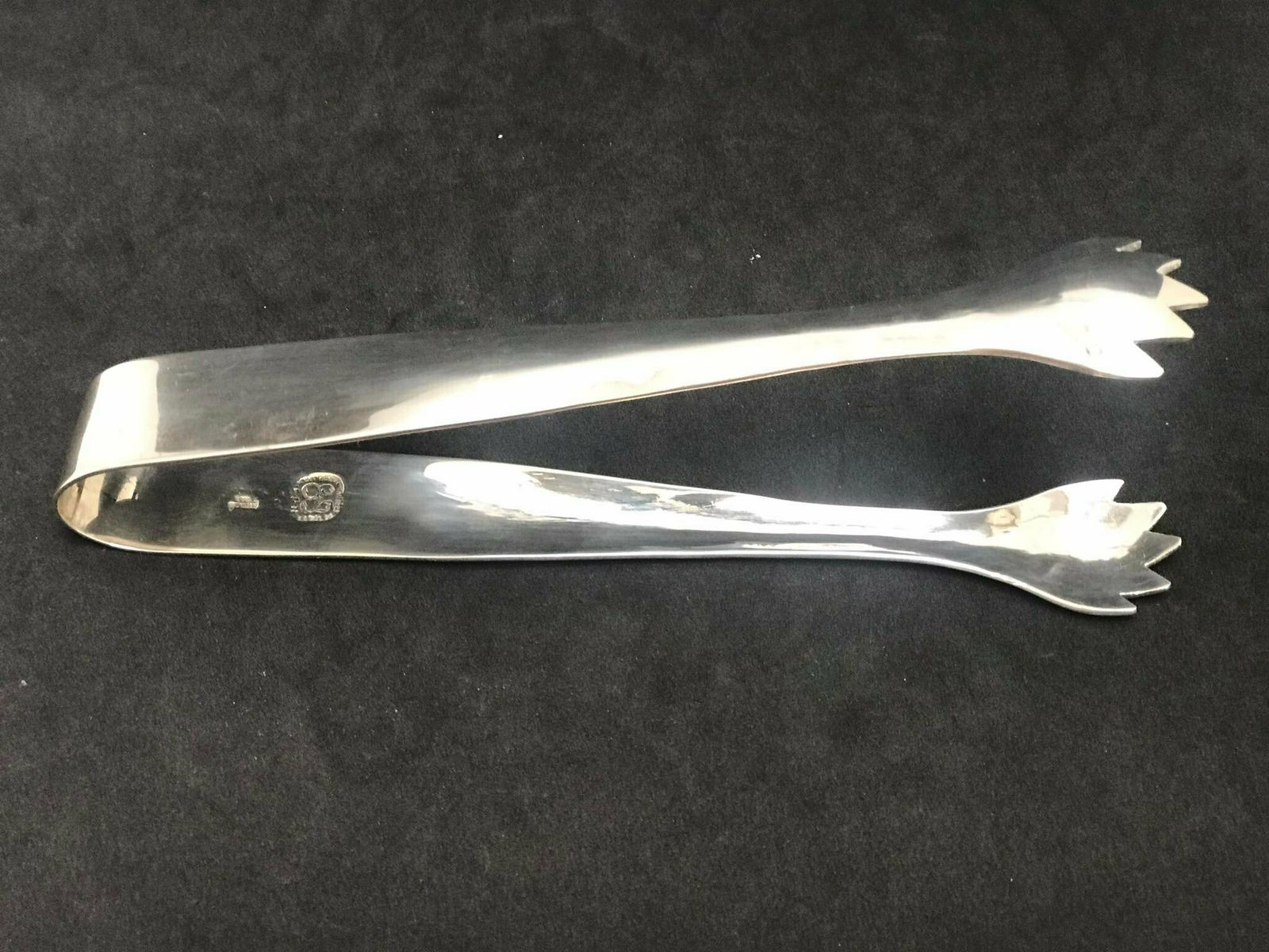 Sterling Silver Ice Tongs Silver 925, Mexican Silver Taxco Bar Decor Gift For Him Bar Accessories Wedding Gift Mixology Gift For Him photo for sale