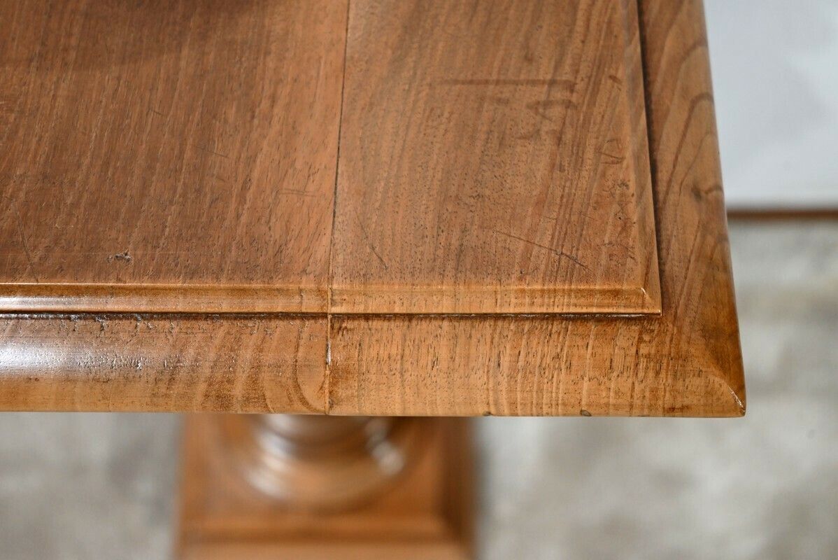 Important Walnut Column, Louis XVI Style   Late 19th Century photo vinterior