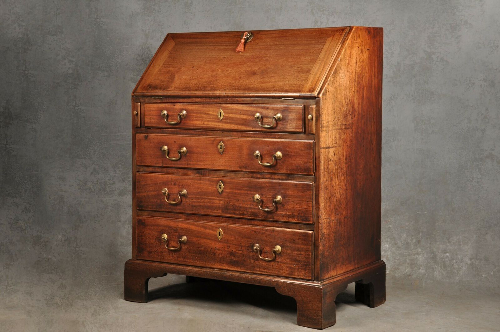 18th Century Mahogany Bureau Of Small Proportions photo for sale