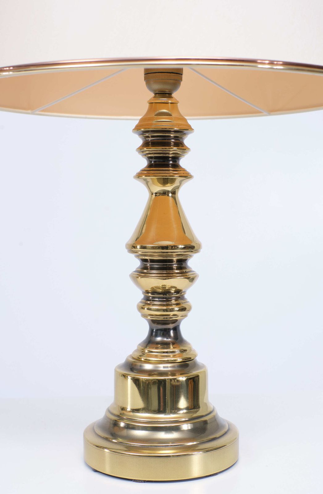 Hollywood Regency Brass Table Lamps, USA, 1970s, Set Of 2 photo 1001.0