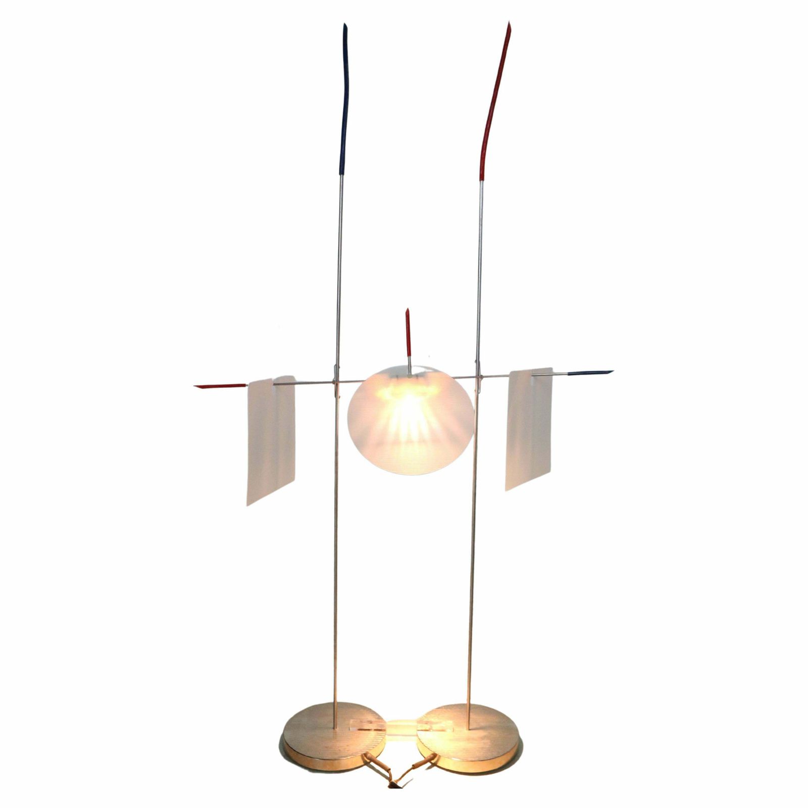 Ingo Maurer Fukushu Table Lamp And Original Box 1980 Germany