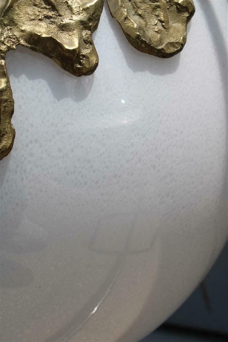 Chandelier Minimalist Brass Structure Esperia Angelo Brotto Pulegoso Murano £3,989.70 photo buy