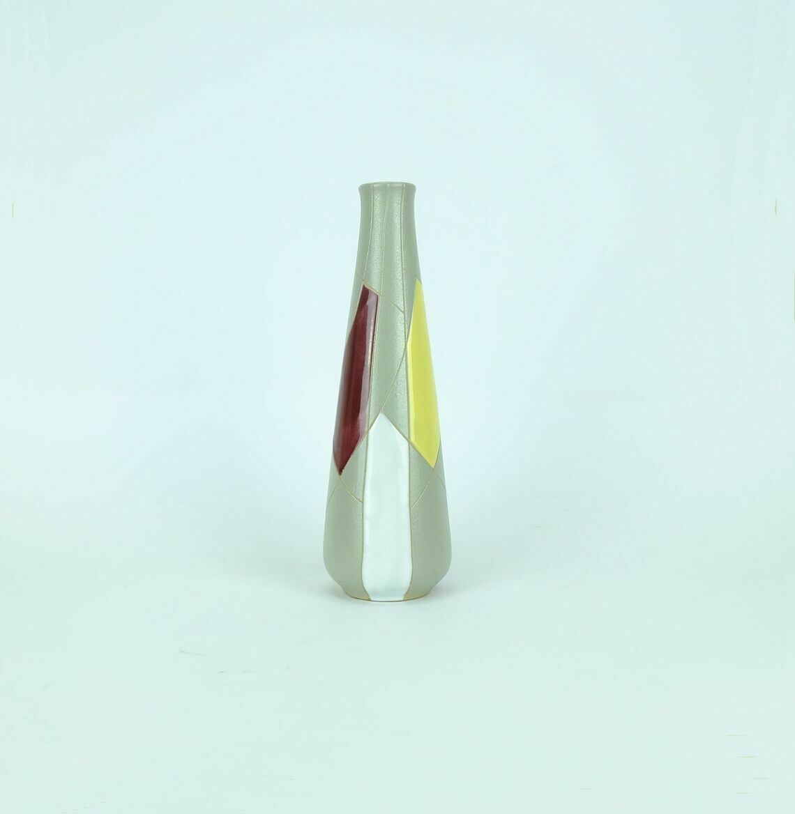Jasba Mid Century Vase Von 1957 Dekor Verona Modell Nr. 599