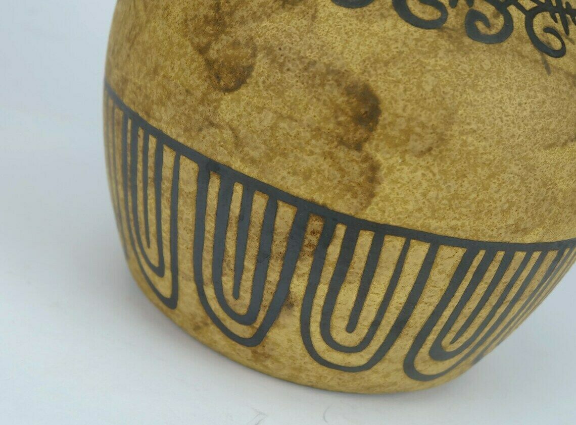 Ceramano Vase Decor Etrusca Hanns Welling Mid Century 1950s 60s photo vintage