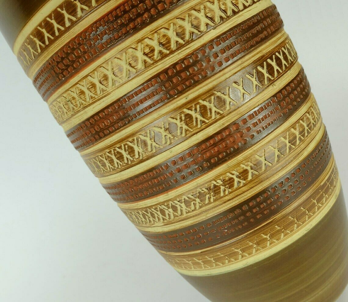 West German Mid Century Vase Duemler & Breiden Model 166 30 Graffito Decor 1950s 1960s Wgp photo furniture