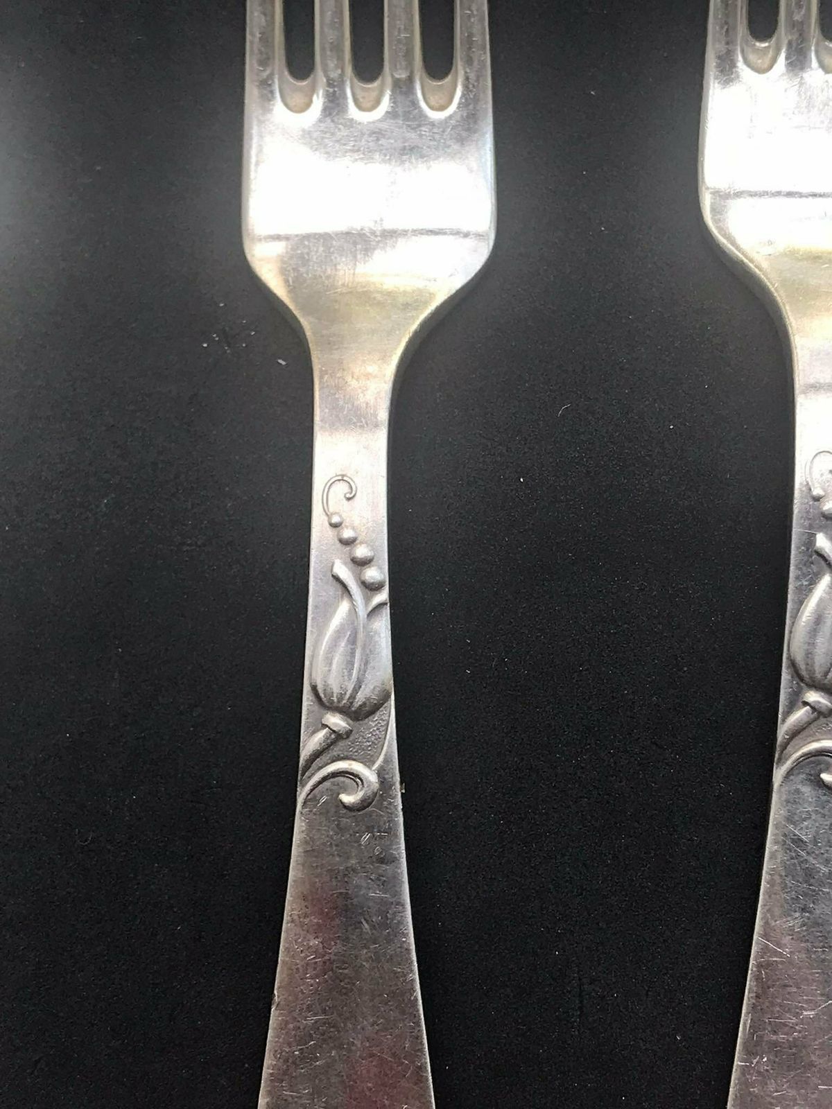 Flatware Table Dinner Soup Spoons And Dinner Forks Danish A Prip Lilymore Plated Antique Flatware Cutlery photo Home Decor