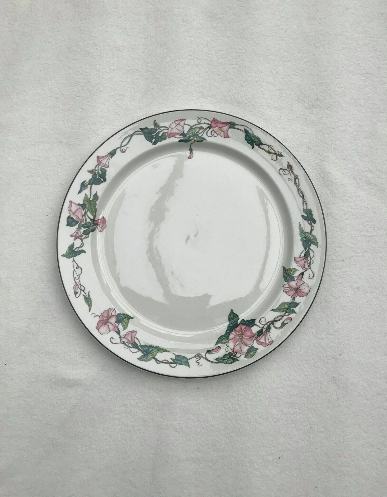 Taartschaal Villeroy & Boch Palermo – Groot Bord / Onderbord – Roze Winde Motief Met Bruine Rand photo buy