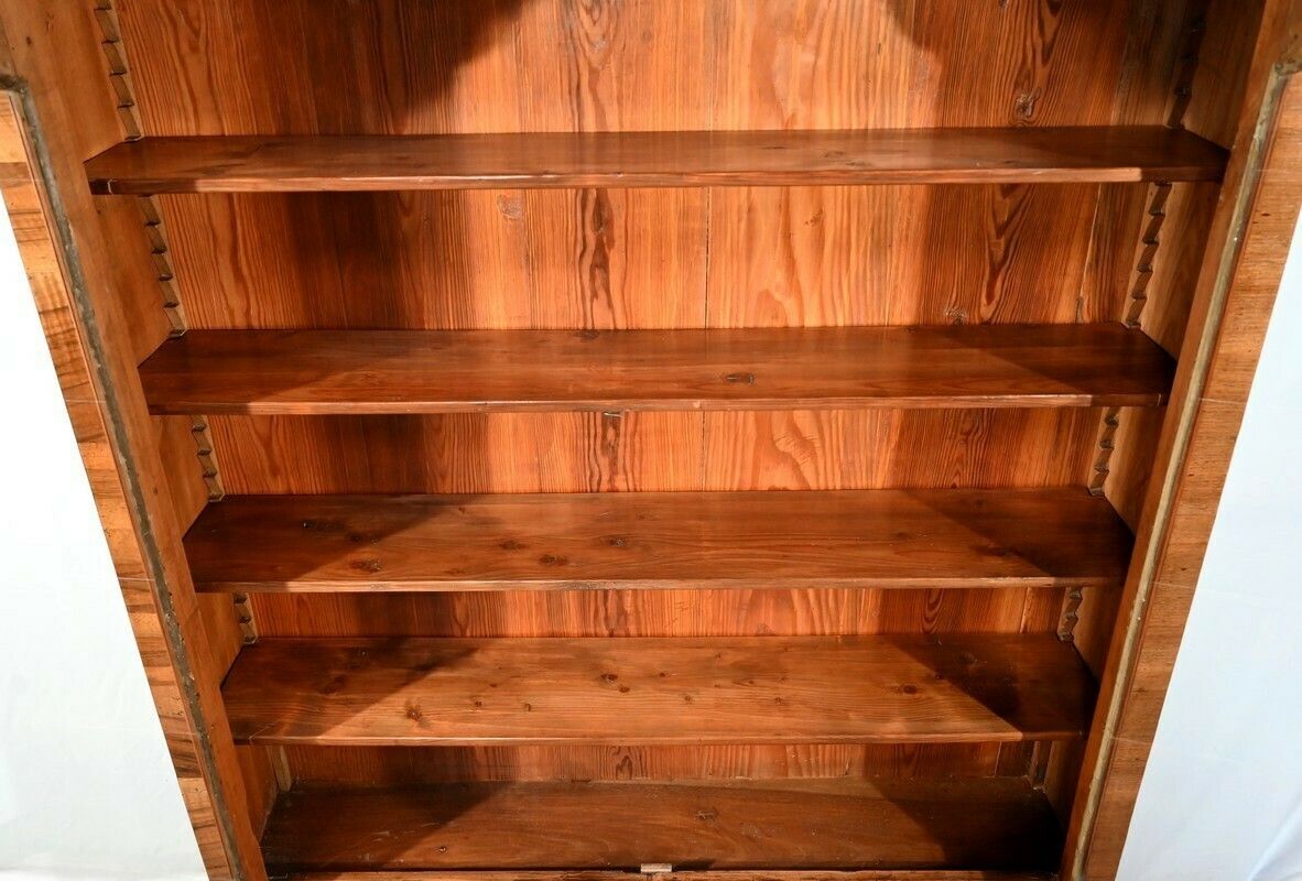 photo buy Narrow Library In Walnut And Thuya Louis XV Style Late 19th Century
