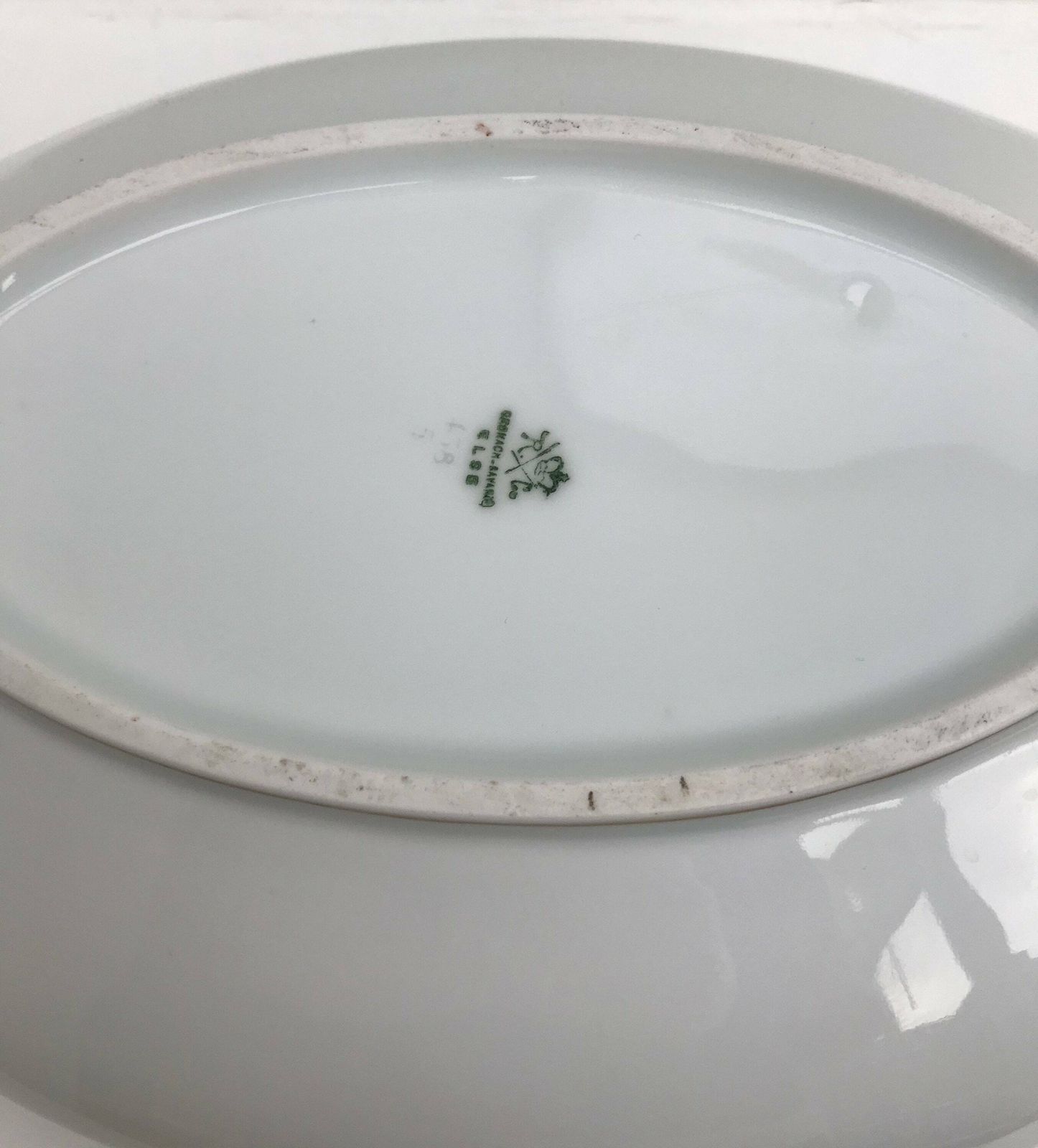 Rosenthal Antique Lidded Serving Plate R.C. Kronach Porcelain Vegetables Plate With Lid Bavaria German Porcelain Covered Dish Gold 24 K photo vintage