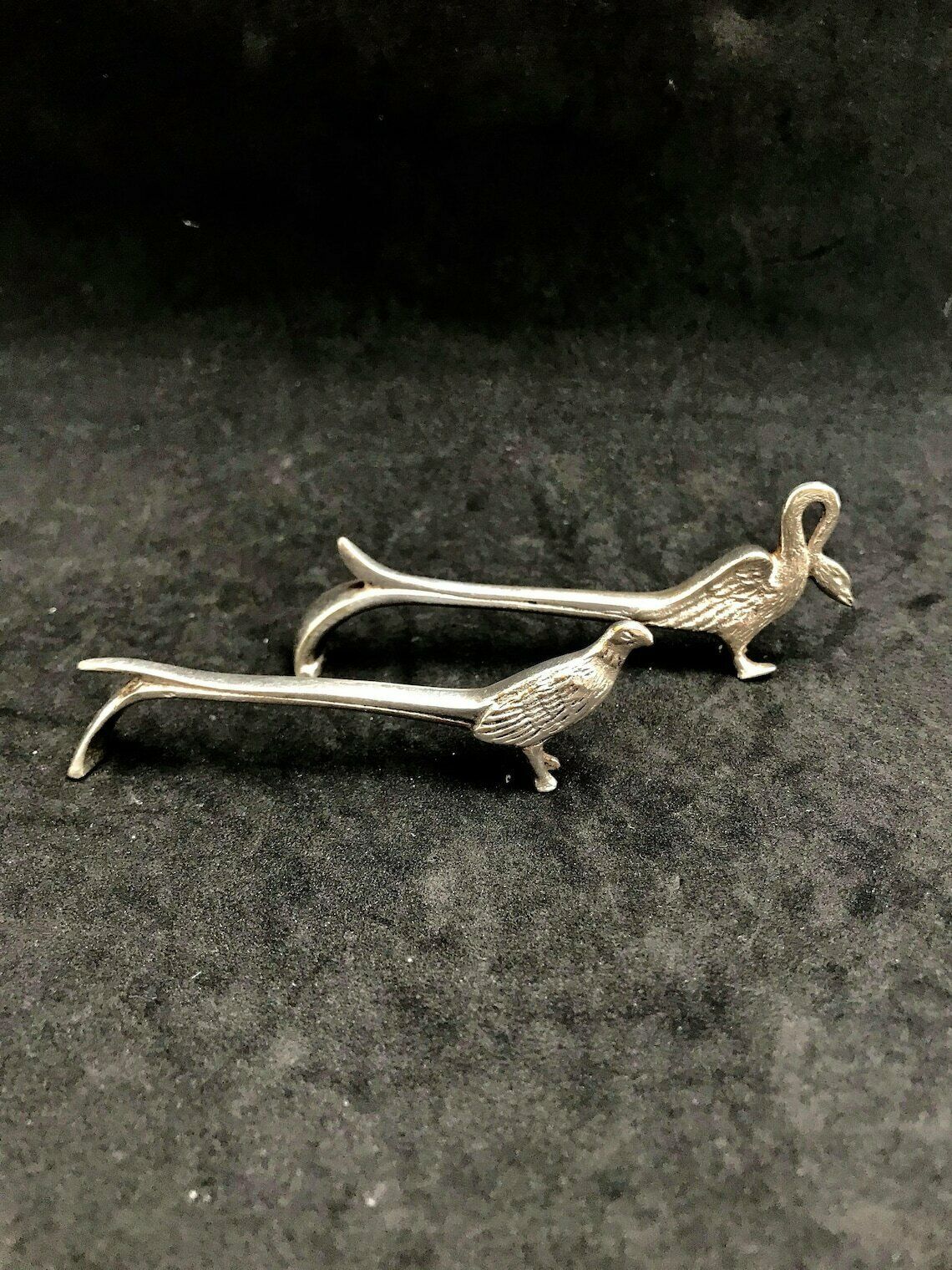 Knife Rests For Table Art Deco Animal Swan Holders Silver Plated Metal. Animal Shaped Dinner Table Holiday Elegant Set Of 2 Gift For Couple