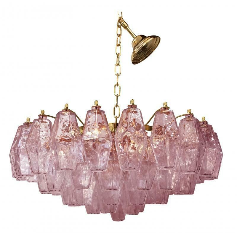 Impressive Murano Glass Sputnik Chandelier Poliedro Like Mazzega Zuccheri Venini Barovier Style
