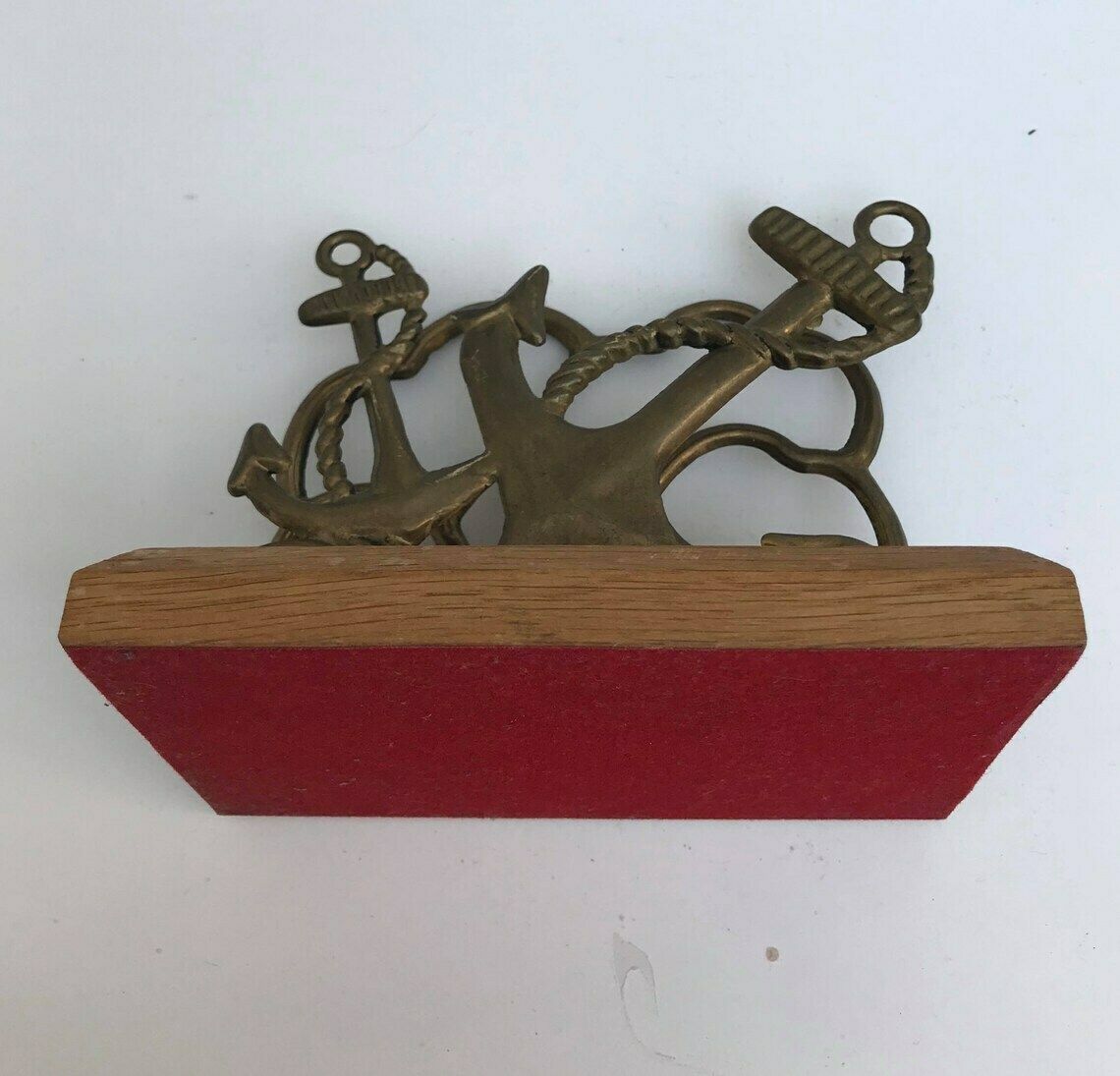 Brass Letter Rack Mail Holder Nautical Decor Desktop Accessories Bronze Accents Desk Organizer Gift For Colleague Bill Holder Coastal Home photo Home Decor