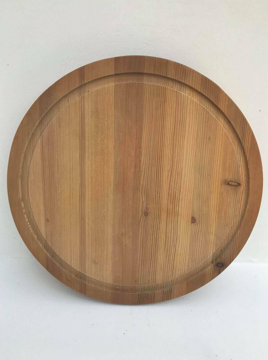 Cutting Board Wooden Pizza Steak Serving Vintage Round Farmhouse Decor Charcuterie Board Appetizer Dish Tray Large Food Photography Prop photo furniture