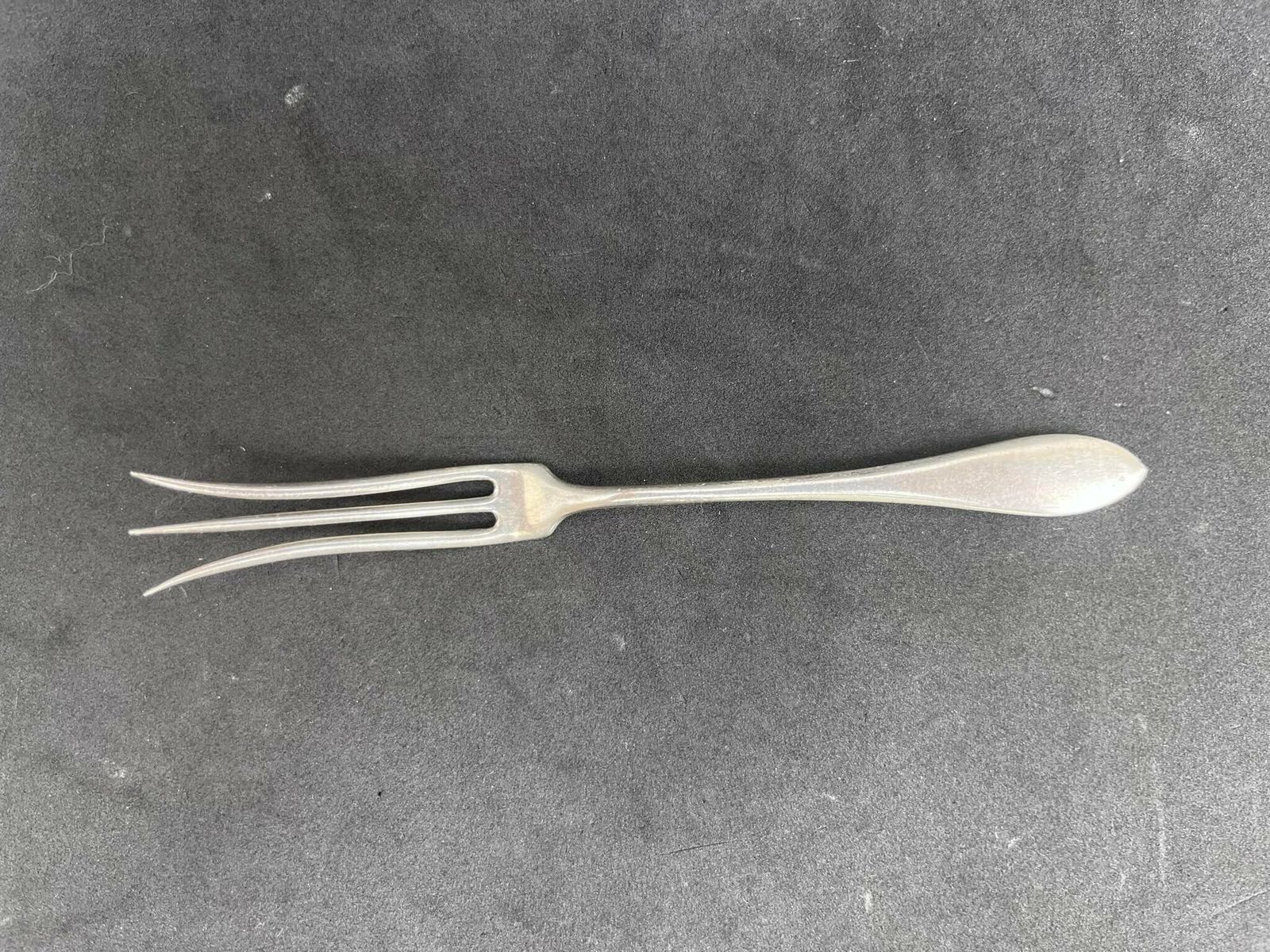 Antieke Engelse Verzilverde Pickle Vork Met Handvat, Ca. 1870 – Victoriaans – Geschikt Voor Olijven, Vleeswaren En Meer photo buy