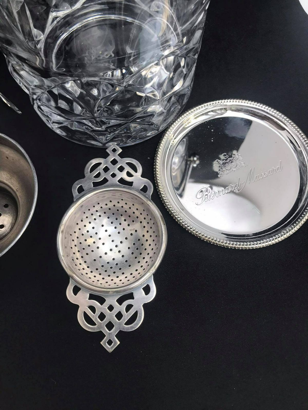 Bar Set Cocktail Shaker Ice Bucket Strainer Vintage 60s Mixology Tools Gift For Him Bar Cart Styling Mixology Gift photo buy