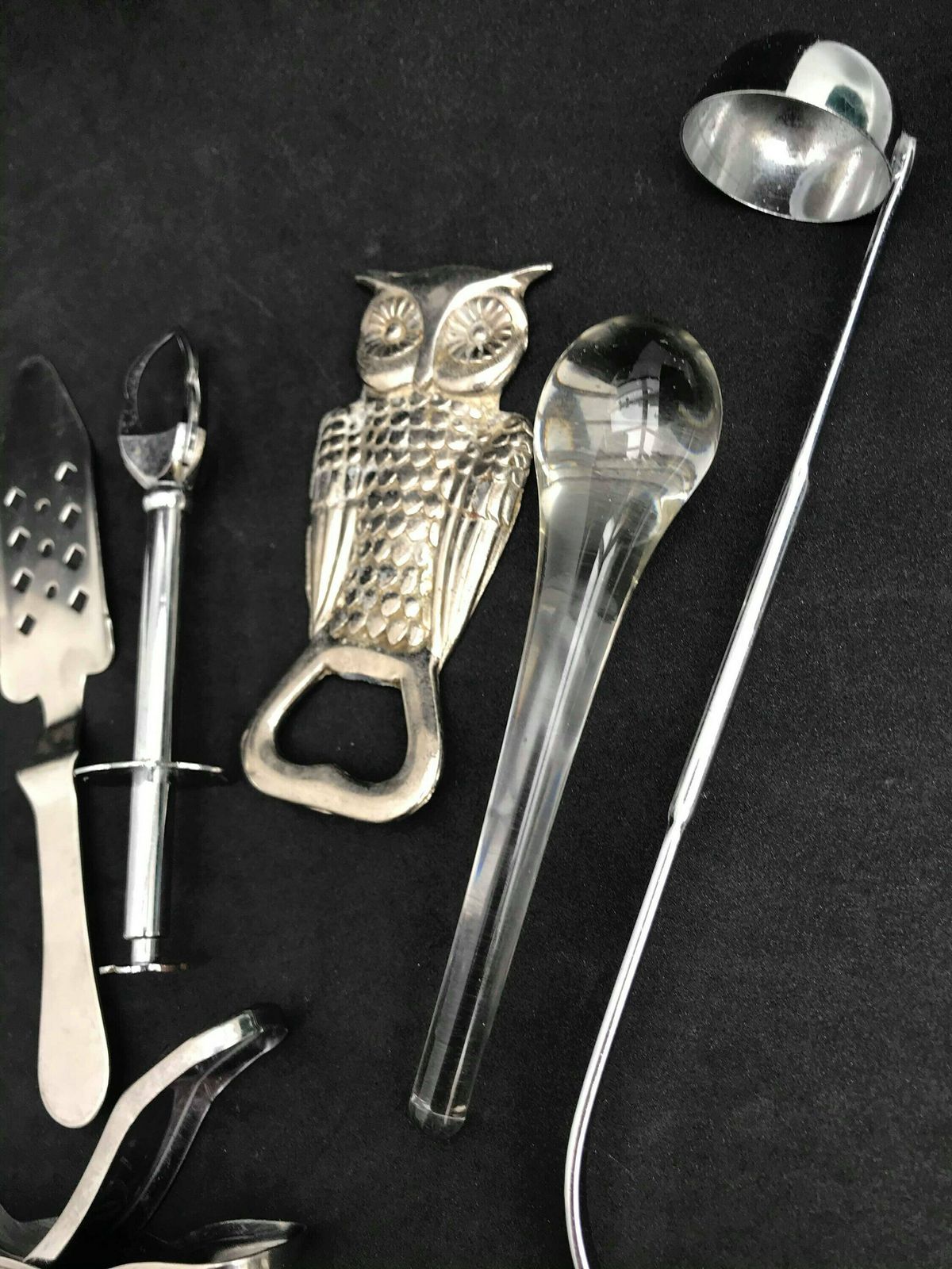 Bar Set Vintage Bottle Opener Set Bird Owl Beer Opener Bar Knife Mid Century Modern Barware Accessories Nutcracker Bar Tools Christmas Gift photo vintage