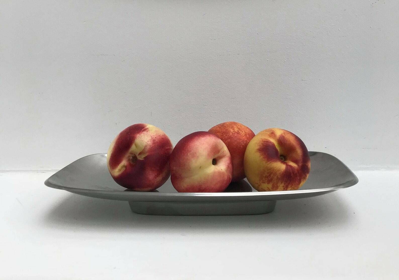 Serving Dish Or Tray Modernist Style Stainless Steel By Gustaf Janson. Marked: Hab Logo, Stainless Steel Made In Sweden Gustaf Janson Mcm photo 135.0