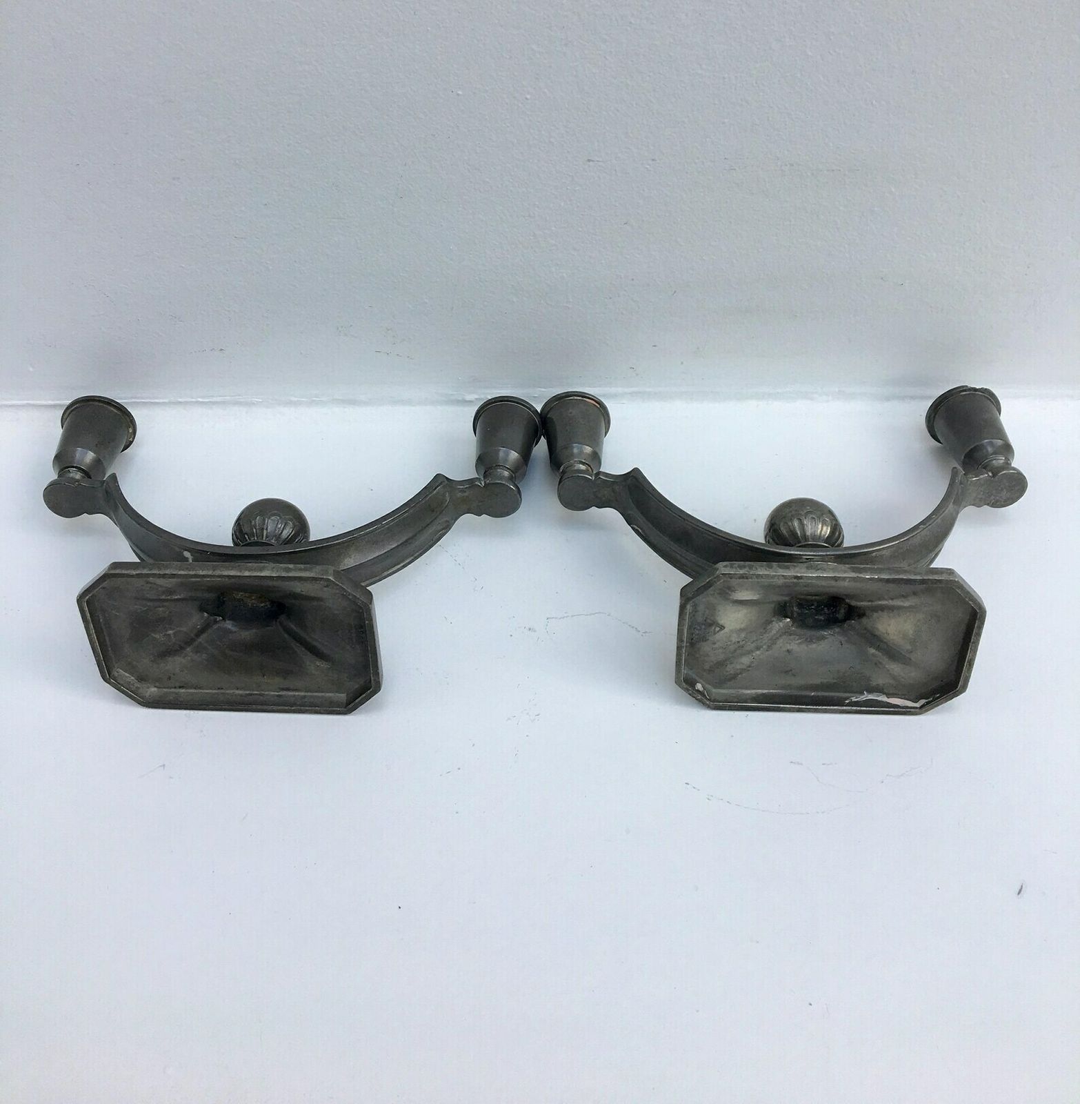 Scandinavische Kandelaars – Just Andersen – Art Deco – Tin – Denemarken, 1932 photo Woonaccessoires