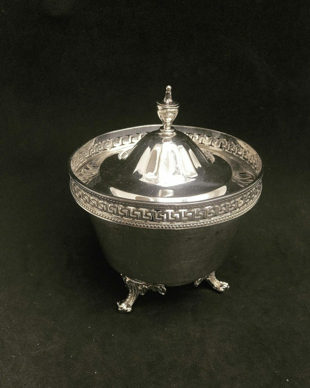 Antique Victorian Silver Metal Sugar Bowl Or Jam Jar Padley, Parkin & Staniforth Sheffield Sugar Bowl C 1860 Victorian Gift Wedding Gift photo furniture