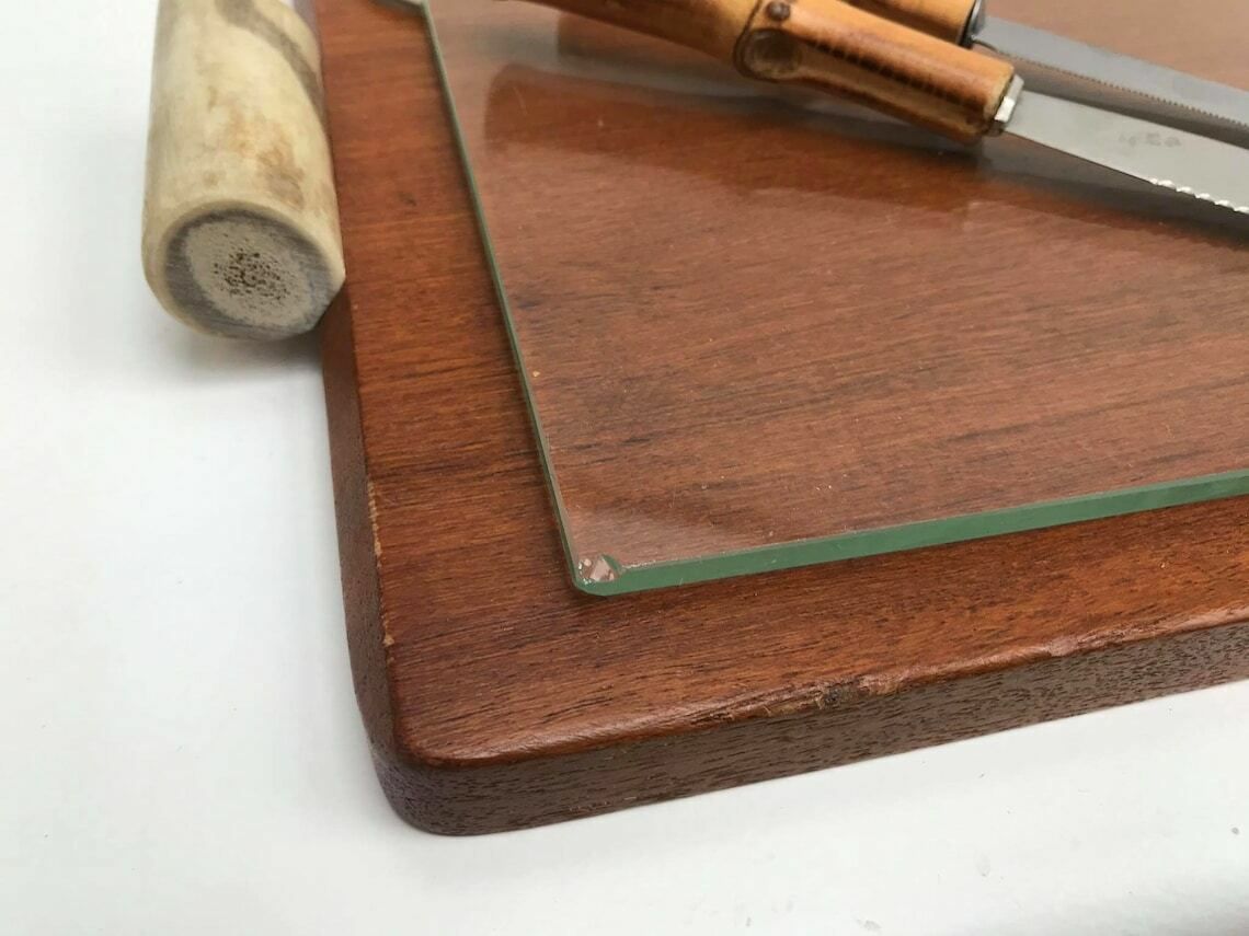 photo furniture Wooden Glass Bamboo Serving Tray Cheese Charcuterie Appetizers Vintage Platter Appetizer Serving Tray Cheese Lover Photography Props Knife