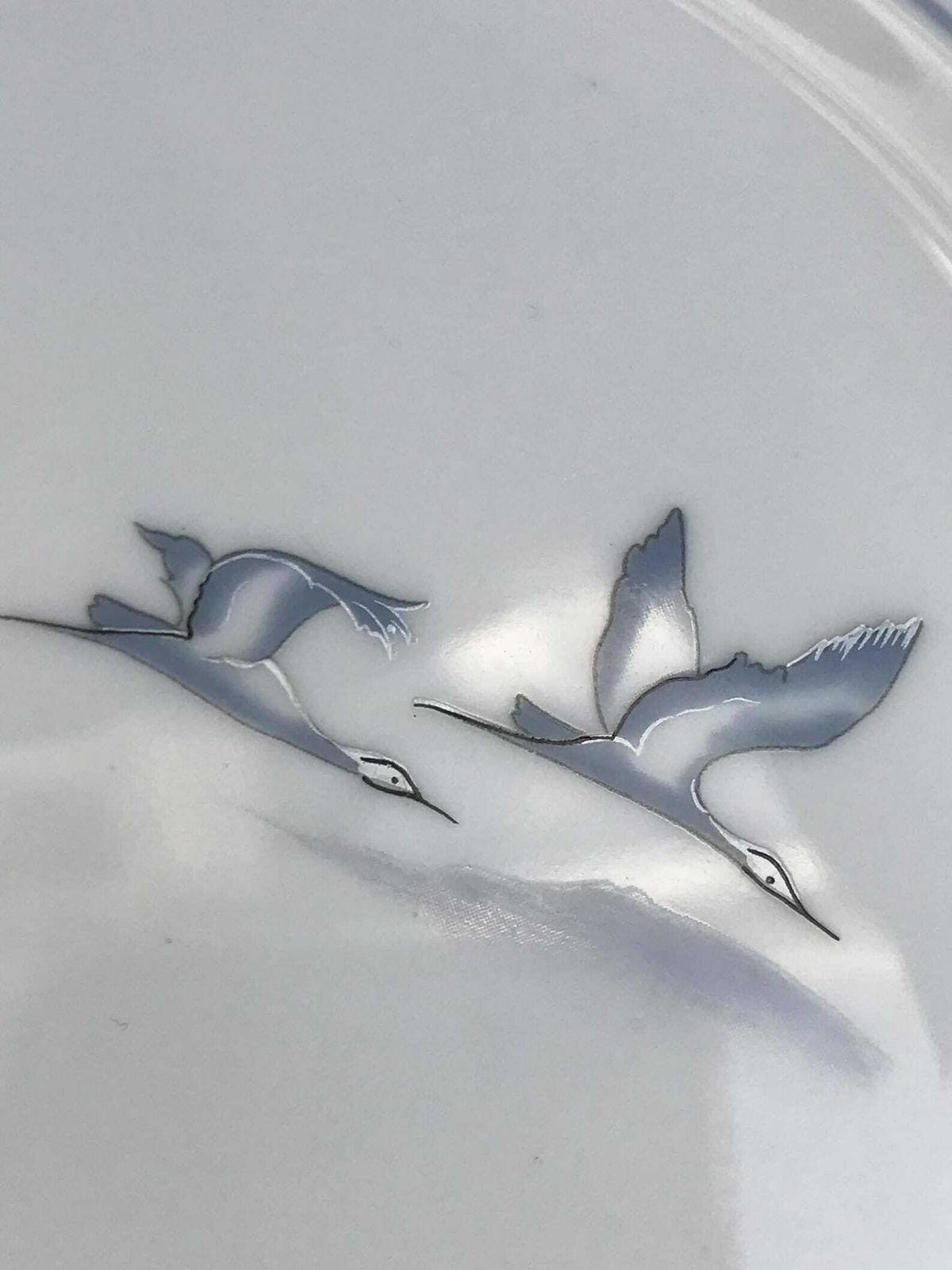 6 Starter Dessert Plates Porcelain Winterling Marktleuthen Spülmaschinenfest Bavaria Vintage Rare Replacemnt Birds Beachside Coast Kitchen photo vintage