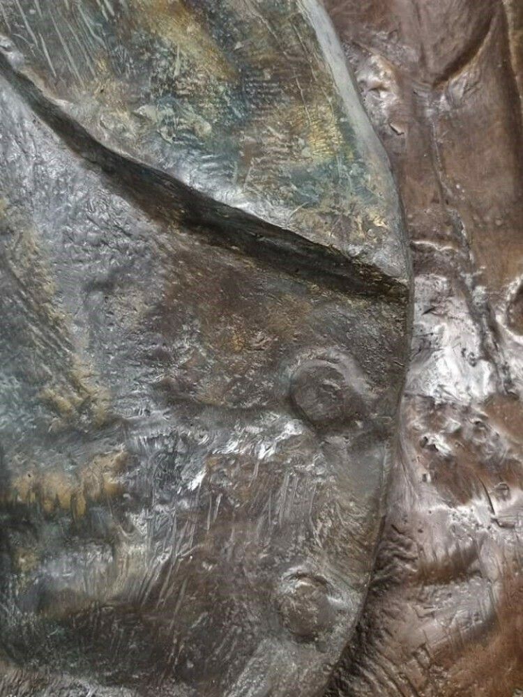 photo for sale Large Bronze Winston Churchill Statue Seated British Pm Casting