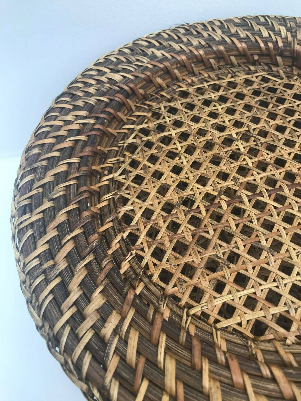 Vintage Rattan Onderborden – Set Van 12 | Rustiek Bamboe Vlechtwerk | Ronde Dienbladen | Farmhouse & Boho Tafelaccessoires photo Woonaccessoires