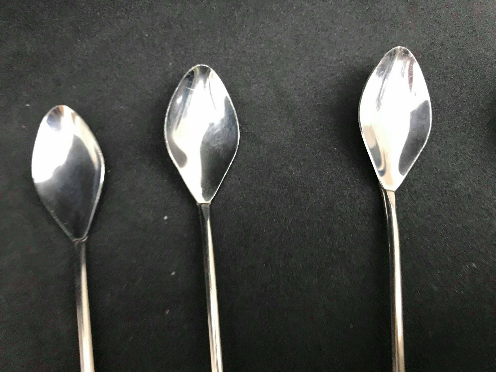 Bamboo Cocktail Spoons Handle Vintage France Set 8 Bar Accessories Boho Bar Tiki Bar Long Spoons Coffee Cold Tea Bar Tools Bohemian Gift photo for sale