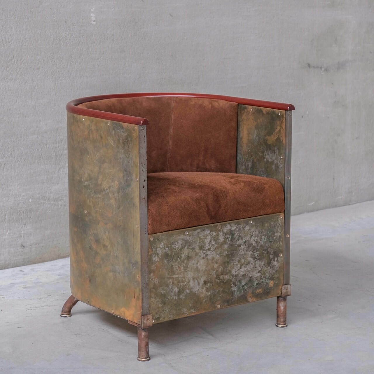 photo vintage Mats Theselius Jarn   Mocca Armchair For Kallemo